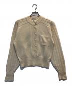 CELINEセリーヌ）の古着「フラワー刺繍ニット」｜アイボリー