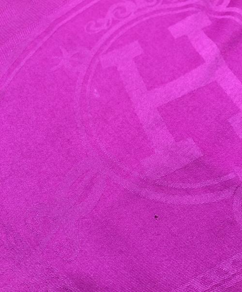 HERMES（エルメス）HERMES (エルメス) カシミヤシルクストール ピンクの古着・服飾アイテム