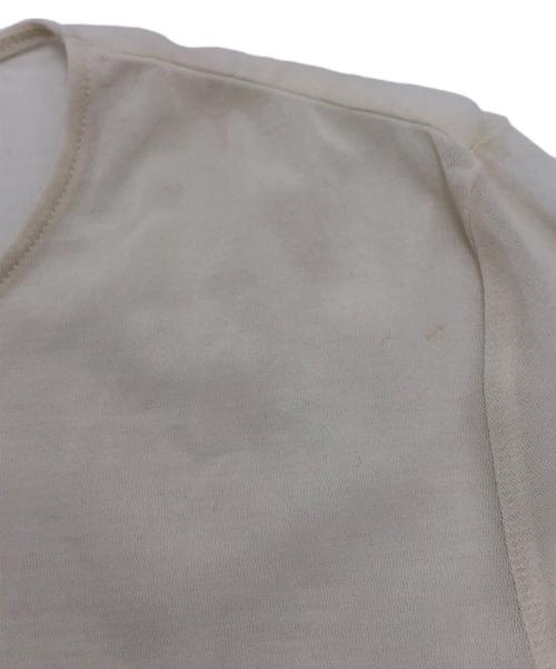ISSEY MIYAKE（イッセイミヤケ）ISSEY MIYAKE (イッセイミヤケ) シアープリントカットソー アイボリー サイズ:3の古着・服飾アイテム