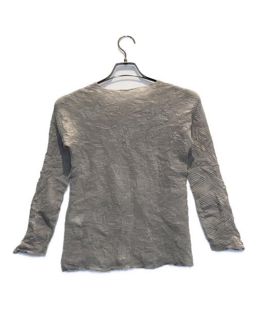 ISSEY MIYAKE（イッセイミヤケ）ISSEY MIYAKE (イッセイミヤケ) デザインカットソー サイズ:Mの古着・服飾アイテム