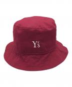 Y's×New Eraワイズ×ニューエラ）の古着「刺繍バケットハット」｜レッド