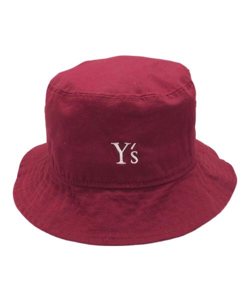 Y's（ワイズ）Y's (ワイズ) New Era (ニューエラ) 刺繍バケットハット レッド サイズ:表記なしの古着・服飾アイテム
