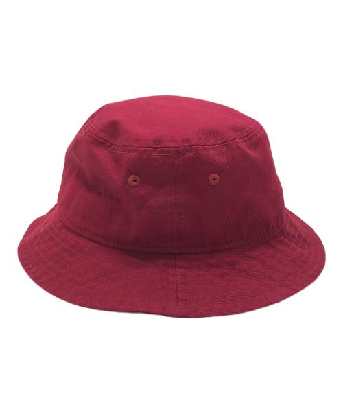 Y's（ワイズ）Y's (ワイズ) New Era (ニューエラ) 刺繍バケットハット レッド サイズ:表記なしの古着・服飾アイテム