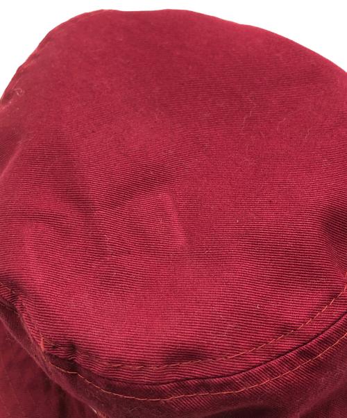 Y's（ワイズ）Y's (ワイズ) New Era (ニューエラ) 刺繍バケットハット レッド サイズ:表記なしの古着・服飾アイテム