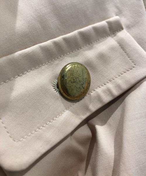 MOSCHINO（モスキーノ）MOSCHINO (モスキーノ) 金ボタンギャザージャケット ベージュ サイズ:表記なしの古着・服飾アイテム