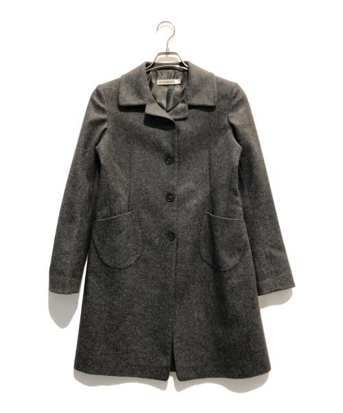 JIL SANDER（ジルサンダー）JIL SANDER (ジルサンダー) アンゴラ混コート グレー サイズ:34の古着・服飾アイテム
