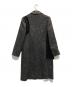 ALEXANDER WANG (アレキサンダー・ワン) レザー切替ドッキングコート グレー サイズ:4：12000円