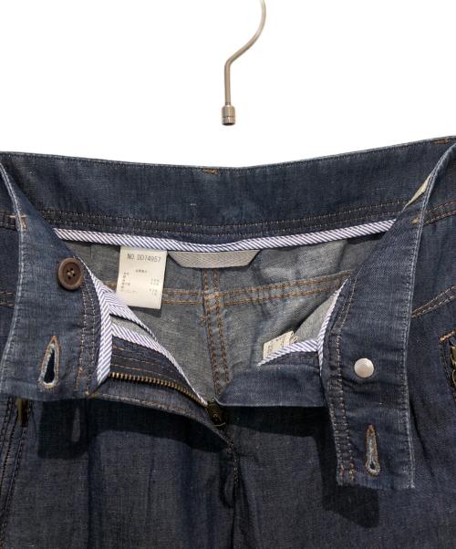 BRUNELLO CUCINELLI（ブルネロクチネリ）BRUNELLO CUCINELLI (ブルネロクチネリ) リネン混シャンブレーパンツ インディゴ サイズ:38の古着・服飾アイテム