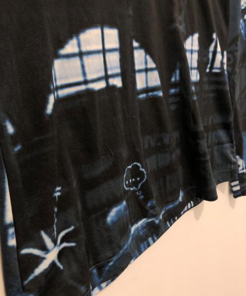 ISSEY MIYAKE（イッセイミヤケ）ISSEY MIYAKE (イッセイミヤケ) 転写セカンドスキン ネイビー サイズ:2の古着・服飾アイテム