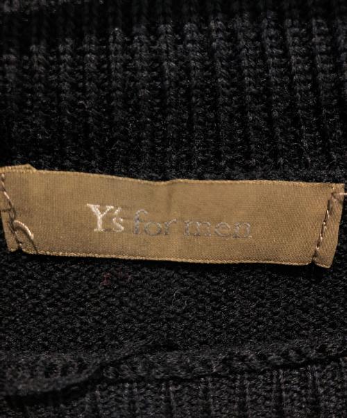 Y's for men（ワイズフォーメン）Y'S for men (ワイズフォーメン) アーガイルタートルネックニット ブラック サイズ:表記無しの古着・服飾アイテム