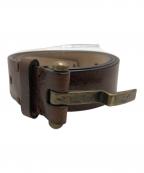 BRUNELLO CUCINELLIブルネロクチネリ）の古着「レザーベルト」