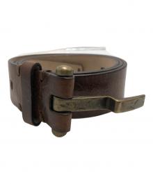 BRUNELLO CUCINELLI（ブルネロクチネリ）の古着「レザーベルト」