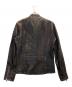 FAKTOR (ファクター) レザージャケット ブラウン サイズ:L：8000円