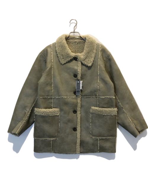 JEANASIS（ジーナシス）JEANASIS (ジーナシス) エコレザームートンジャケット サイズ:Free 未使用品の古着・服飾アイテム