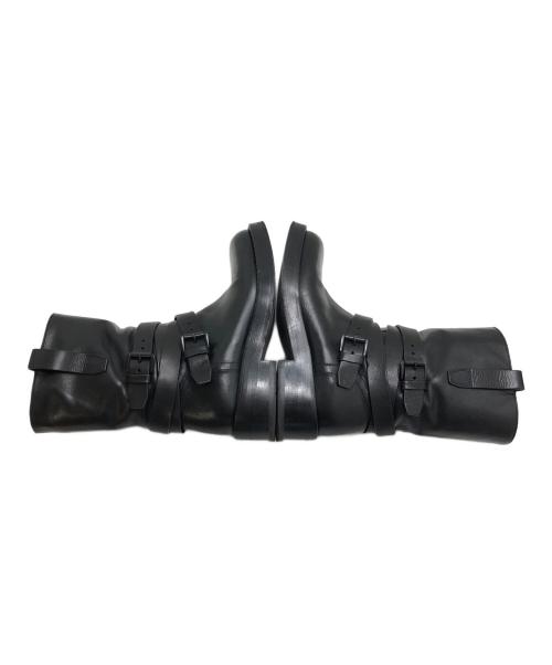 ANN DEMEULEMEESTER（アンドゥムルメステール）ANN DEMEULEMEESTER (アンドゥムルメステール) バイカーブーツ ブラック サイズ:サイズ37(23.5~24.0CM)の古着・服飾アイテム