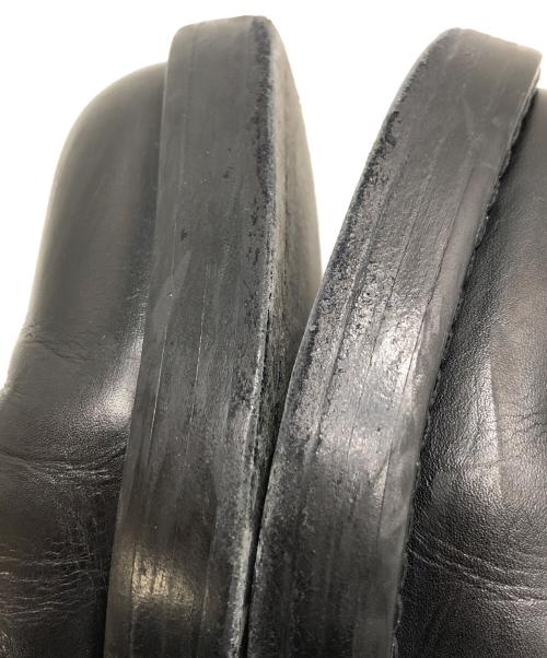 ANN DEMEULEMEESTER（アンドゥムルメステール）ANN DEMEULEMEESTER (アンドゥムルメステール) バイカーブーツ ブラック サイズ:サイズ37(23.5~24.0CM)の古着・服飾アイテム