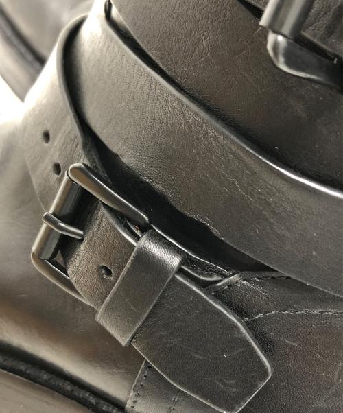 ANN DEMEULEMEESTER（アンドゥムルメステール）ANN DEMEULEMEESTER (アンドゥムルメステール) バイカーブーツ ブラック サイズ:サイズ37(23.5~24.0CM)の古着・服飾アイテム