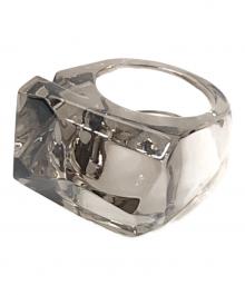 Baccarat（バカラ）の古着「クリスタルリング」｜グリーン