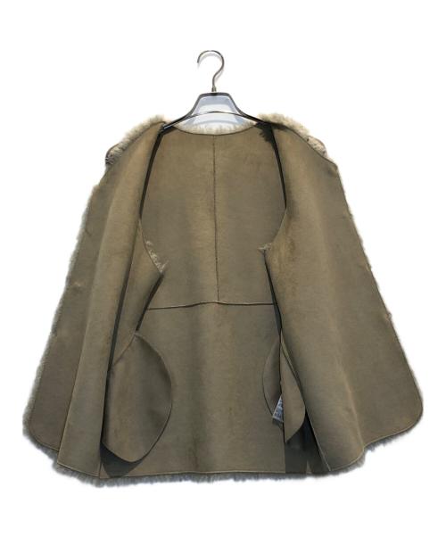 Risley（リズレー）risley (リズレー) チベットラム風リバーシブルベスト ベージュ サイズ:ＦＲＥＥの古着・服飾アイテム