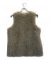 risley (リズレー) チベットラム風リバーシブルベスト ベージュ サイズ:ＦＲＥＥ：5000円