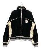 SAINT MICHAEL×LASTMANセントマイケル×ラストマン）の古着「TRACK JACKET VELOUR」｜ブラック