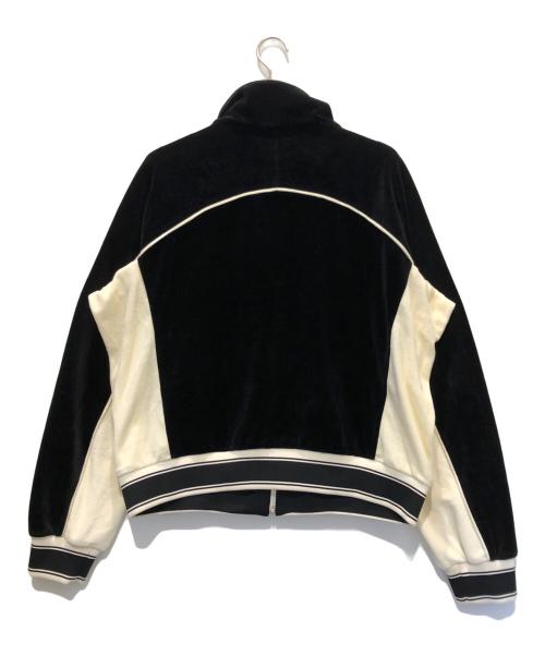 SAINT MICHAEL（セントマイケル）SAINT MICHAEL (セントマイケル) LASTMAN (ラストマン) TRACK JACKET VELOUR ブラック サイズ:XLの古着・服飾アイテム