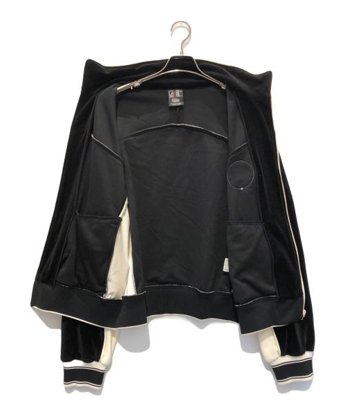 SAINT MICHAEL（セントマイケル）SAINT MICHAEL (セントマイケル) LASTMAN (ラストマン) TRACK JACKET VELOUR ブラック サイズ:XLの古着・服飾アイテム