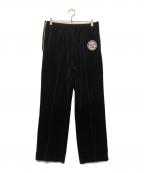 SAINT MICHAEL×LASTMANセントマイケル×ラストマン）の古着「TRACK PANTS VELOUR」｜ブラック