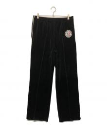 SAINT MICHAEL×LASTMAN（セントマイケル×ラストマン）の古着「TRACK PANTS VELOUR」｜ブラック
