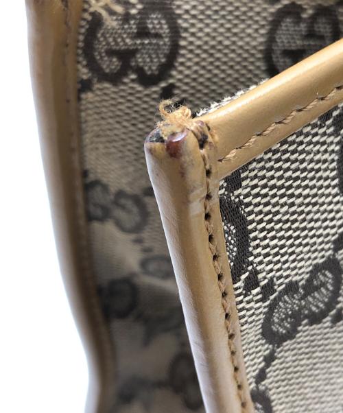 GUCCI（グッチ）GUCCI (グッチ) GGキャンバストートバッグ ベージュの古着・服飾アイテム