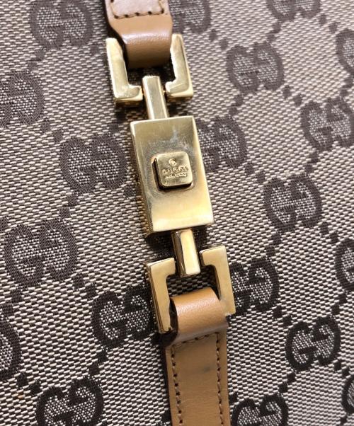 GUCCI（グッチ）GUCCI (グッチ) GGキャンバストートバッグ ベージュの古着・服飾アイテム