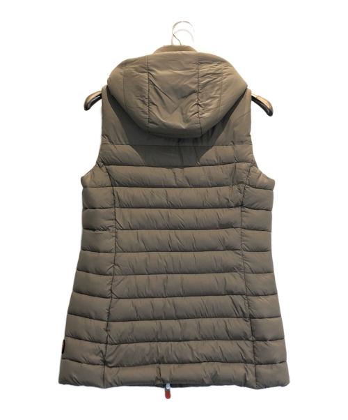 save the duck（セイブ ザ ダック）save the duck (セイブ ザ ダック) 中綿ロングベスト ベージュ サイズ:1/Sの古着・服飾アイテム