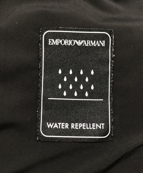 EMPORIO ARMANI（エンポリオ アルマーニ）EMPORIO ARMANI (エンポリオアルマーニ) ロゴ中綿ジャケット ブラック サイズ:36の古着・服飾アイテム