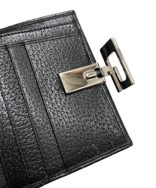 GUCCI（グッチ）GUCCI (グッチ) 2つ折り財布 ブラック サイズ:表記なしの古着・服飾アイテム
