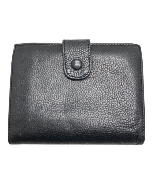 CHANEL（シャネル）CHANEL (シャネル) ココマーク2つ折り財布 ブラック サイズ:表記なしの古着・服飾アイテム