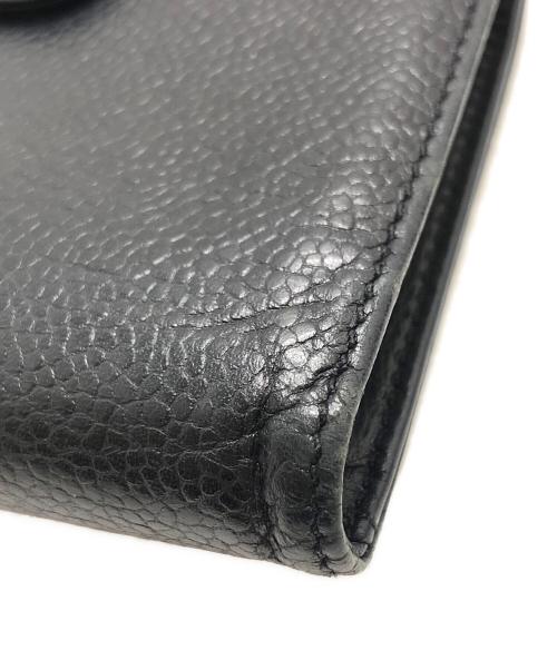 CHANEL（シャネル）CHANEL (シャネル) ココマーク2つ折り財布 ブラック サイズ:表記なしの古着・服飾アイテム