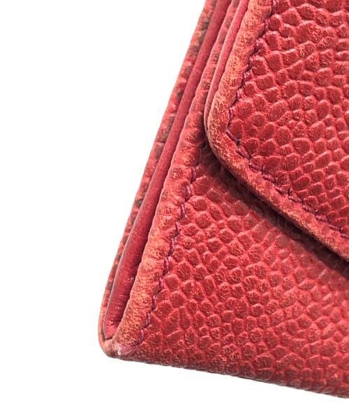 CHANEL（シャネル）CHANEL (シャネル) ココマーク2つ折り財布 レッド サイズ:表記なしの古着・服飾アイテム