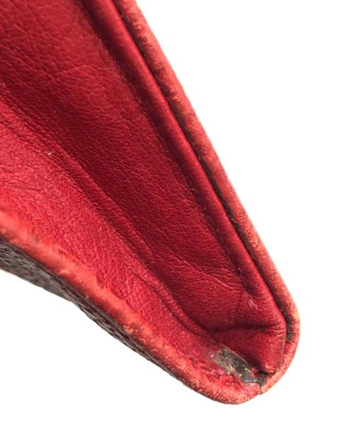 CHANEL（シャネル）CHANEL (シャネル) ココマーク2つ折り財布 レッド サイズ:表記なしの古着・服飾アイテム