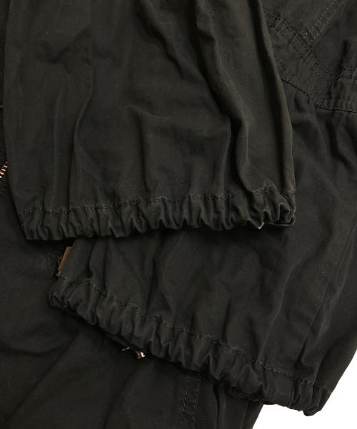 BURBERRY BLUE LABEL（バーバリーロンドンブルーレーベル）BURBERRY BLUE LABEL (バーバリーロンドンブルーレーベル) 裏ノヴァチェックモッズコート ブラック サイズ:38の古着・服飾アイテム