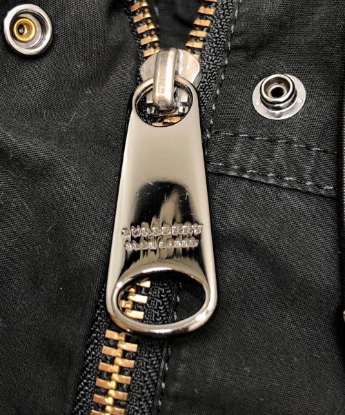 BURBERRY BLUE LABEL（バーバリーロンドンブルーレーベル）BURBERRY BLUE LABEL (バーバリーロンドンブルーレーベル) 裏ノヴァチェックモッズコート ブラック サイズ:38の古着・服飾アイテム