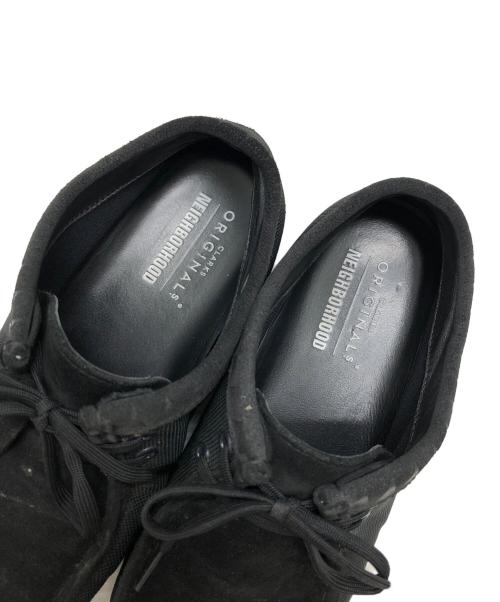 CLARKS ORIGINALS（クラークス オリジナルズ）CLARKS ORIGINALS (クラークス オリジナルズ) NEIGHBORHOOD (ネイバーフッド) 切替チャッカーブーツ ブラック サイズ:UK9/US10/EU43/CN27の古着・服飾アイテム