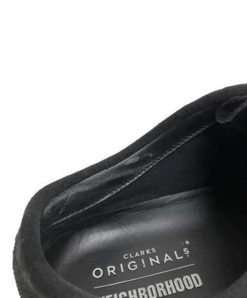 CLARKS ORIGINALS（クラークス オリジナルズ）CLARKS ORIGINALS (クラークス オリジナルズ) NEIGHBORHOOD (ネイバーフッド) 切替チャッカーブーツ ブラック サイズ:UK9/US10/EU43/CN27の古着・服飾アイテム