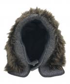 COMME des GARCONS HOMME PLUSコムデギャルソンオムプリュス）の古着「ファーフード」｜グレー