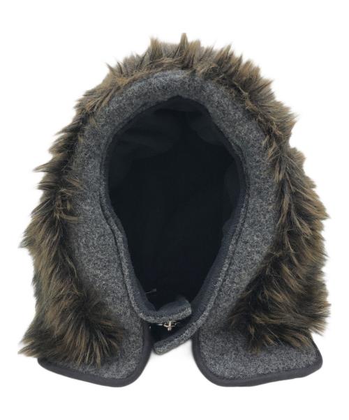 COMME des GARCONS HOMME PLUS（コムデギャルソンオムプリュス）COMME des GARCONS HOMME PLUS (コムデギャルソンオムプリュス) ファーフード グレーの古着・服飾アイテム