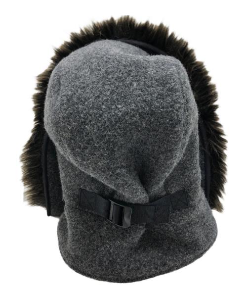 COMME des GARCONS HOMME PLUS（コムデギャルソンオムプリュス）COMME des GARCONS HOMME PLUS (コムデギャルソンオムプリュス) ファーフード グレーの古着・服飾アイテム