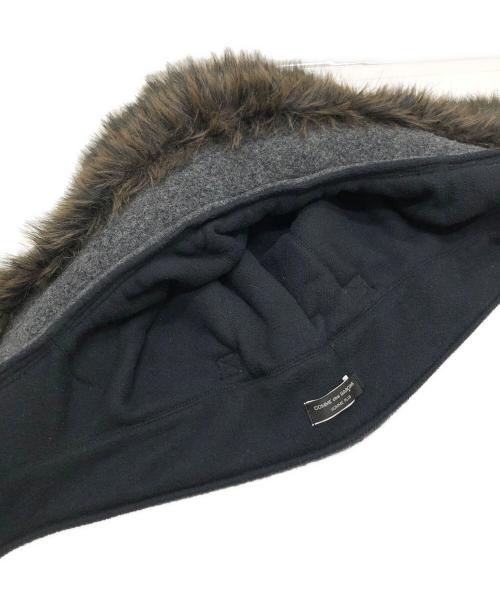 COMME des GARCONS HOMME PLUS（コムデギャルソンオムプリュス）COMME des GARCONS HOMME PLUS (コムデギャルソンオムプリュス) ファーフード グレーの古着・服飾アイテム