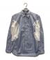 COMME des GARCONS HOMME DEUX（コムデギャルソン オム ドゥ）の古着「メッシュ切替シャツ」｜ブルー