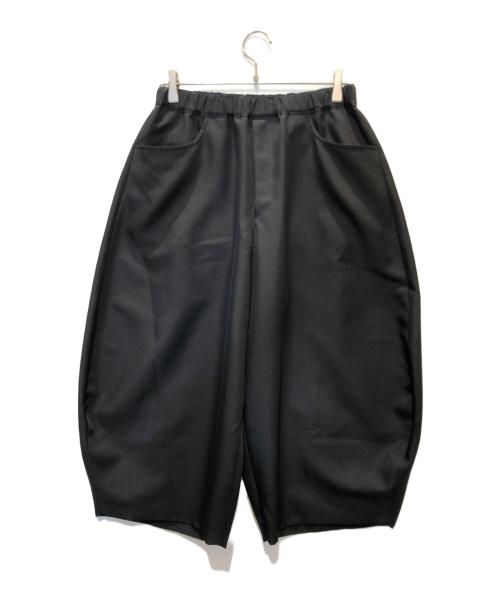 BLACK COMME des GARCONS（ブラックコムデギャルソン）BLACK COMME des GARCONS (ブラックコムデギャルソン) エステルツイル サルエルパンツ ブラック サイズ:XSの古着・服飾アイテム