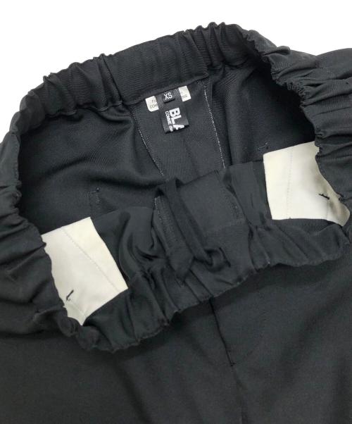 BLACK COMME des GARCONS（ブラックコムデギャルソン）BLACK COMME des GARCONS (ブラックコムデギャルソン) エステルツイル サルエルパンツ ブラック サイズ:XSの古着・服飾アイテム