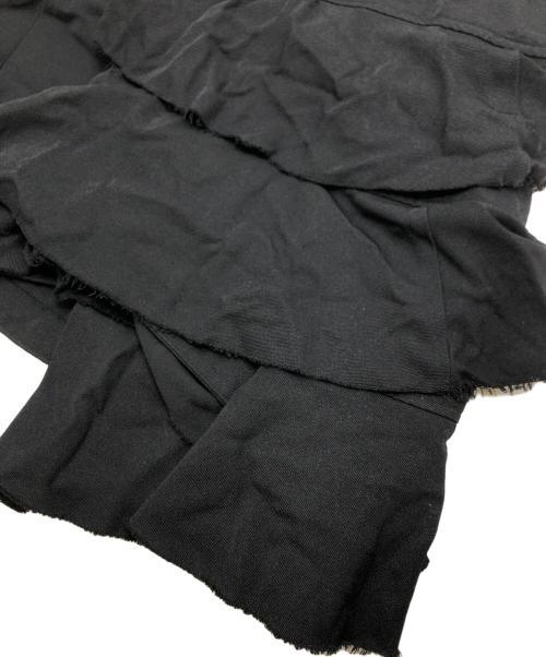 BLACK COMME des GARCONS（ブラックコムデギャルソン）BLACK COMME des GARCONS (ブラックコムデギャルソン) ティアードスカート ブラック サイズ:XSの古着・服飾アイテム